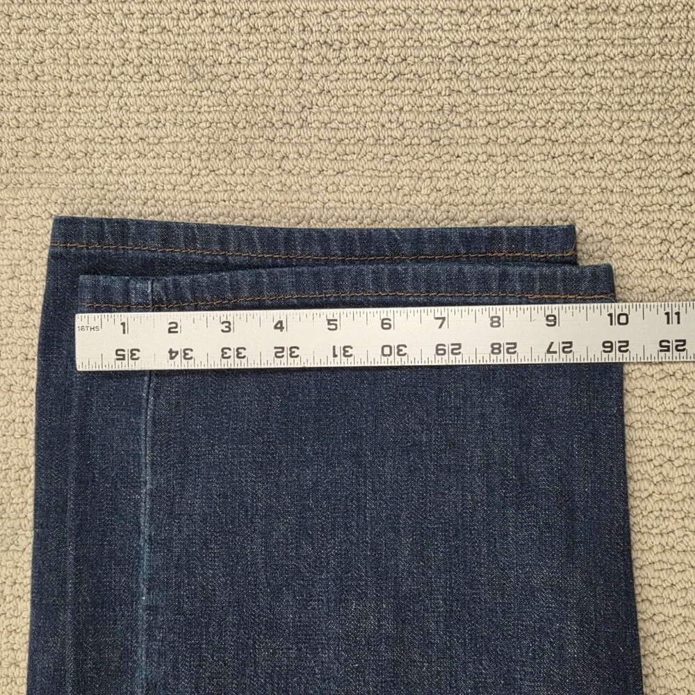 Levis 569 Loose Straight Fit Denim Jeans Dark Wash Blue Mens 40x30 Baggy